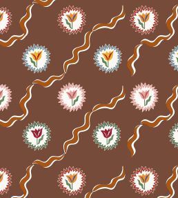 Tulips of Belgravia Wallpaper by Ottoline Brown