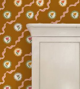 Tulips of Belgravia Wallpaper by Ottoline Camel