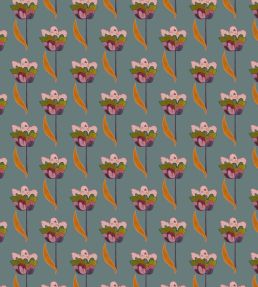 Tulips Wallpaper by Ottoline Blue