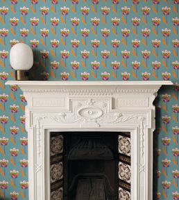 Tulips Wallpaper by Ottoline Blue