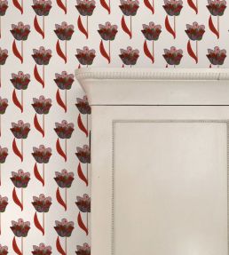 Tulips Wallpaper by Ottoline White
