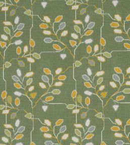 Tumble Weed Epingle Fabric by Schumacher Meadow Green