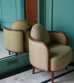 Turgot Fabric by Nobilis Ocre
