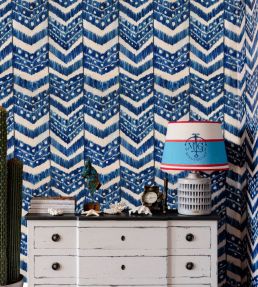 Turkish Ikat Wallpaper by MINDTHEGAP Taupe