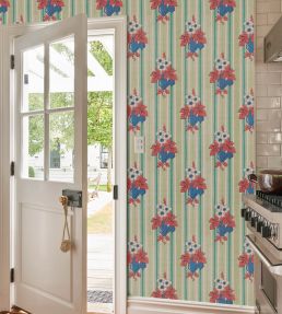Turnip Wallpaper by Schumacher Mint