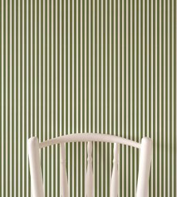 Tuscan Stripes Wallpaper by Ottoline Green