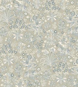 Tuva Wallpaper by Borastapeter Beige/Blue