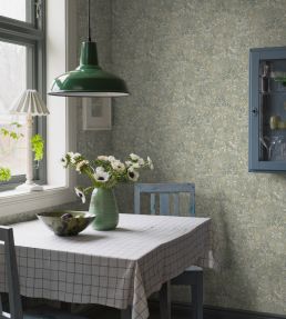 Tuva Wallpaper by Borastapeter Beige/Blue