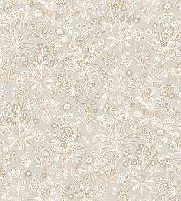 Tuva Wallpaper by Borastapeter Beige