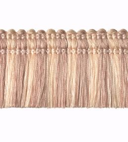 Two Colour Moss Fringe 50mm Trimming by Houles Blush