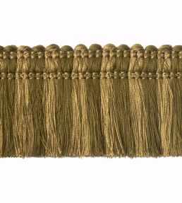 Two Colour Moss Fringe 50mm Trimming by Houles Olive