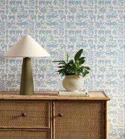 Twycross Wallpaper by Scion Coast Blue