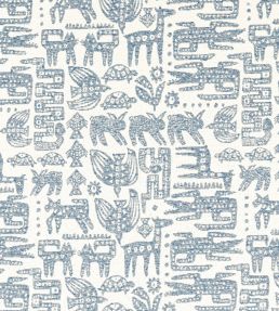 Twycross Fabric by Scion Mist