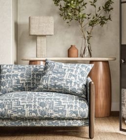 Twycross Fabric by Scion Mist