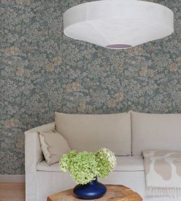Tyra Wallpaper by Sandberg Misty Blue