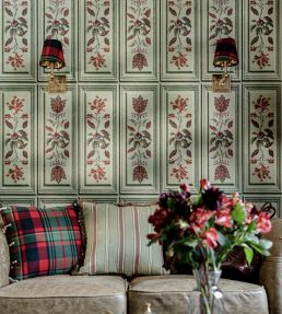 Tyrolean Panel Wallpaper by MINDTHEGAP Black