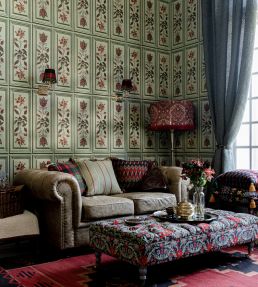 Tyrolean Panel Wallpaper by MINDTHEGAP Black