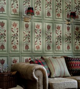 Tyrolean Panel Wallpaper by MINDTHEGAP Black