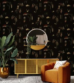Ukiyo Wallpaper by Tres Tintas Negro