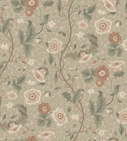 Ulla Wallpaper by Sandberg Garden Green