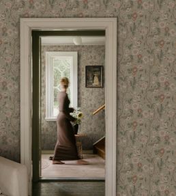 Ulla Wallpaper by Sandberg Garden Green