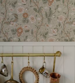Ulla Wallpaper by Sandberg Garden Green