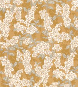 Ume Wallpaper by Casadeco Jaune Curry
