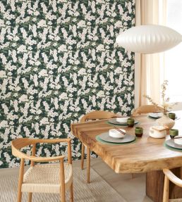Ume Wallpaper by Casadeco Vert Matcha