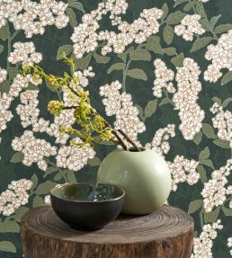 Ume Wallpaper by Casadeco Vert Matcha