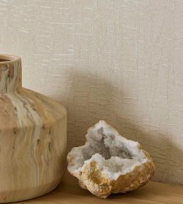 Uncut Gemstone Wallpaper by Eijffinger White/Cream
