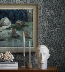 Under the Elder Tree Wallpaper by Borastapeter Blue