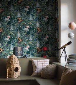 Underwater Magic Wallpaper by Borastapeter Deep Blue