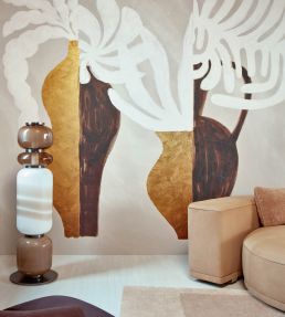 Une certaine magnificence Mural by Elitis Gold