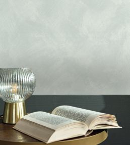 Uni La Chaux Wallpaper by Caselio Bleu Fumee