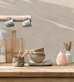 Uni La Chaux Wallpaper by Caselio Latte