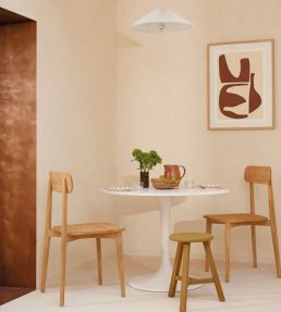 Uni La Chaux Wallpaper by Caselio Rose Des Sables
