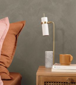 Uni La Chaux Wallpaper by Caselio Taupe Cendree