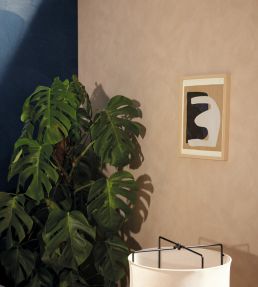 Uni La Chaux Wallpaper by Caselio Terre Glaise