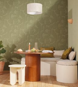Uni La Chaux Wallpaper by Caselio Bleu Univers