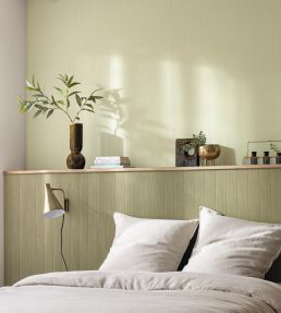 Uni Lignosa Wallpaper by Caselio Blanc