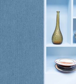 Uni Mat Wallpaper by Caselio Bleu Jean