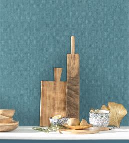 Uni Mat Wallpaper by Caselio Bleu Madura
