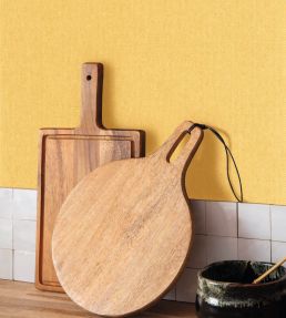 Uni Mat Wallpaper by Caselio Ocre