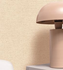 Uni Metallise Wallpaper by Caselio Beige Fonce Cuivre