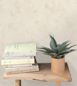 Uni Metallise Vinyl Wallpaper by Caselio Blanc Dore