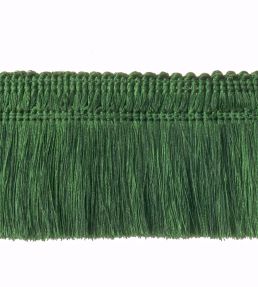 Unicolour Moss Fringe 45mm Trimming by Houles Forest Green