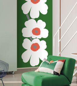 Unikko 60th Anniversary Mural by Marimekko Black