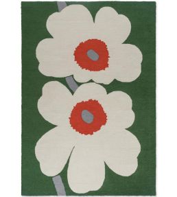 Marimekko Unikko 60th Anniversary Outdoor rug Green 433007140200 Green