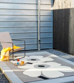 Marimekko Unikko Anniversary Outdoor rug Grey 433004140200 Grey