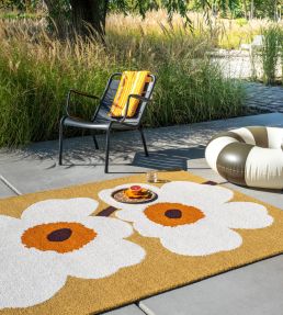 Marimekko Unikko Anniversary Outdoor rug Honey 433001140200-US Honey